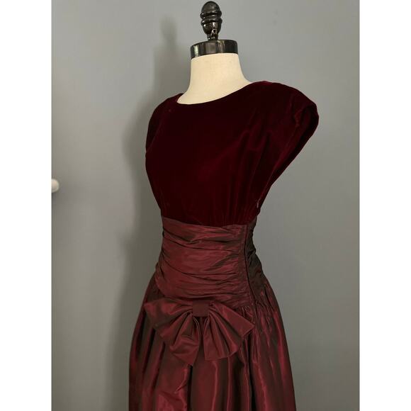 Vintage 80s Retro 50s Dress Rockabilly WhimsyGoth Punk Alt Christmas Party Prom - Picture 10 of 13